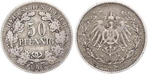 50 Pfennig Empire allemand (1871-1918)  