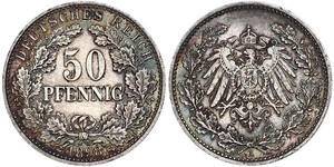 50 Pfennig Empire allemand (1871-1918)  