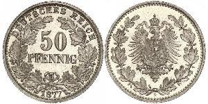 50 Pfennig Empire allemand (1871-1918)  