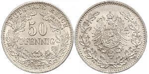 50 Pfennig Empire allemand (1871-1918)  