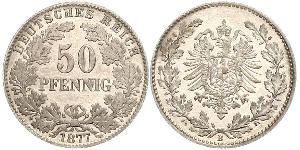 50 Pfennig Empire allemand (1871-1918)  