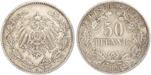 50 Pfennig German Empire (1871-1918)  