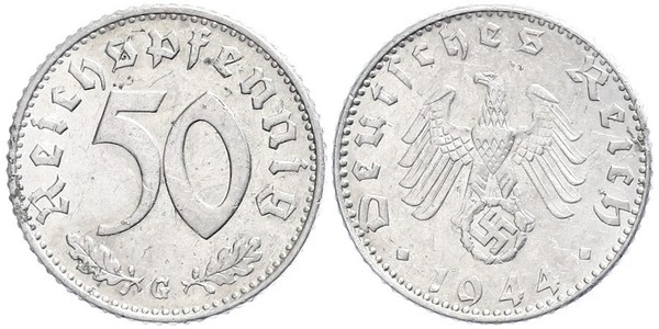 50 Pfennig 德国 铝 