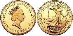 50 Pound United Kingdom (1922-) Gold Elizabeth II (1926-2022)