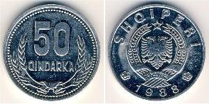 50 Qindarka Albanien Aluminium 