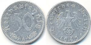 50 Reichpfennig Nazi Germany (1933-1945) Aluminium 