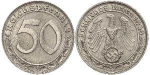 50 Reichpfennig Deutsches Reich (1933-1945) Nickel 