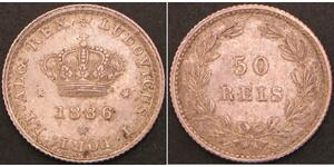 50 Reis Royaume de Portugal (1139-1910) Argent 