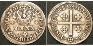 50 Reis Kingdom of Portugal (1139-1910) Silver 