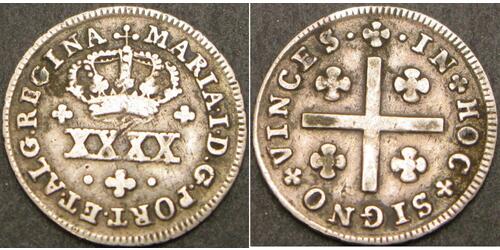 50 Reis Kingdom of Portugal (1139-1910) Silver 