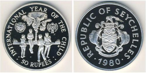 50 Rupee Seychelles Silver 