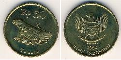 50 Rupia indonesiana Indonesia Bronzo 