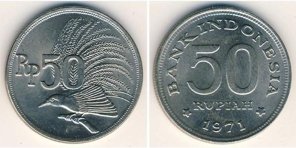 50 Rupiah Indonesien Kupfer/Nickel 