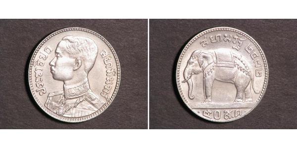 50 Satang Thailandia Argento 