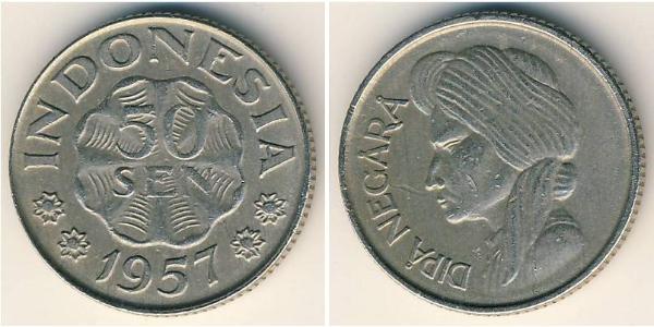 50 Sen Indonesien Kupfer/Nickel 