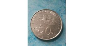 50 Sen Malasia (1957 - ) Níquel/Cobre 
