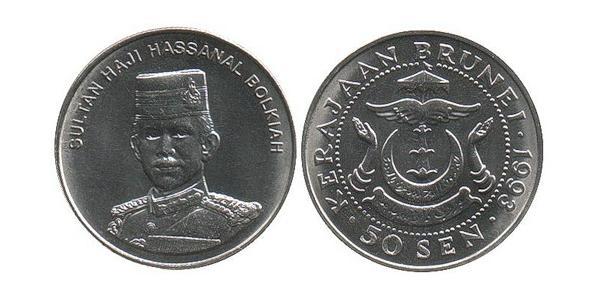 50 Sen Brunei Rame/Nichel 