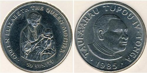 50 Seniti Tonga Kupfer/Nickel 