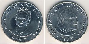 50 Seniti Tonga Níquel/Cobre 