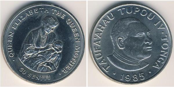 50 Seniti Tonga Níquel/Cobre 
