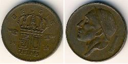 50 Sent Belgien Bronze 