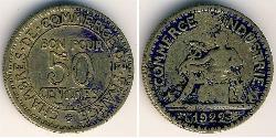 50 Sent Dritte Französische Republik (1870-1940)  Bronze 