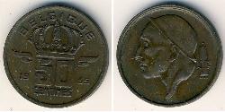 50 Sent Belgio Bronzo 