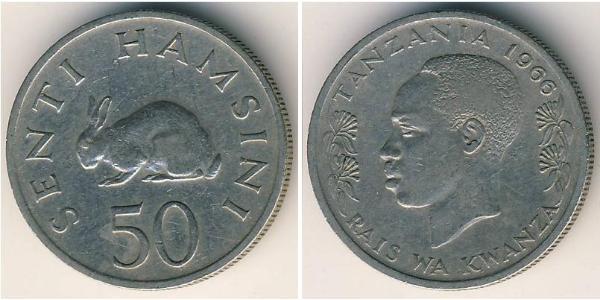 50 Sent Tanzania Copper/Nickel 