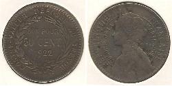 50 Sent Martinique Kupfer/Nickel 