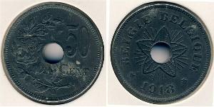 50 Sent Bélgica Zinc 