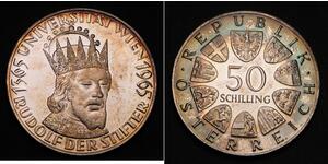 50 Shilling Republic of Austria (1955 - ) Argent 