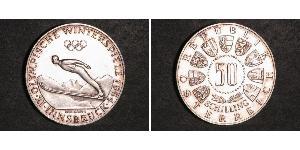 50 Shilling Republic of Austria (1955 - ) / Ååstenrik Argent 