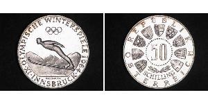 50 Shilling Republic of Austria (1955 - ) / Ååstenrik Argent 