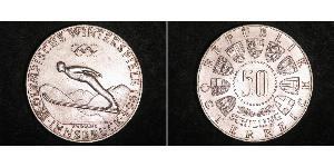 50 Shilling Republic of Austria (1955 - ) Argento 