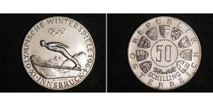 50 Shilling Republic of Austria (1955 - ) Argento 