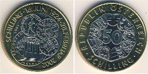 50 Shilling Republic of Austria (1955 - ) Bilame 