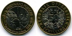 50 Shilling Republik Österreich (1955 - ) Bimetall 