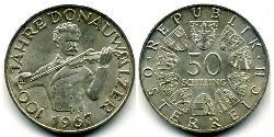 50 Shilling Republic of Austria (1955 - ) Plata 