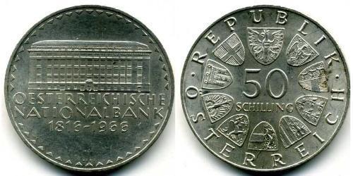 50 Shilling Republic of Austria (1955 - ) Plata 