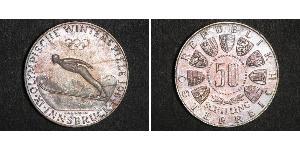 50 Shilling Republic of Austria (1955 - ) / Austria Plata 