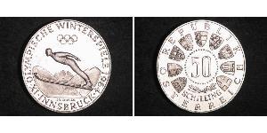 50 Shilling Republic of Austria (1955 - ) / Austria Plata 