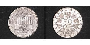 50 Shilling Republik Österreich (1955 - ) Silber 