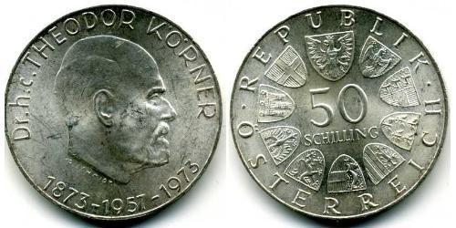 50 Shilling Republik Österreich (1955 - ) Silber 