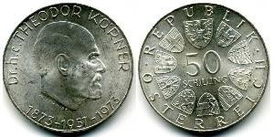 50 Shilling Republic of Austria (1955 - ) Silver 