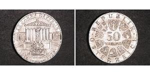 50 Shilling Republic of Austria (1955 - ) Silver 