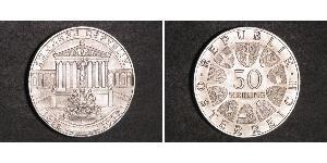 50 Shilling Republic of Austria (1955 - ) Silver 