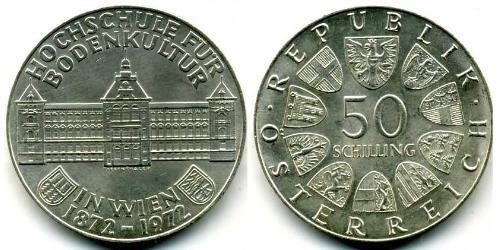 50 Shilling Republic of Austria (1955 - ) Silver 