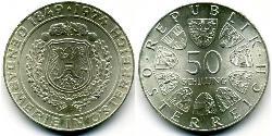 50 Shilling 奥地利 銀 