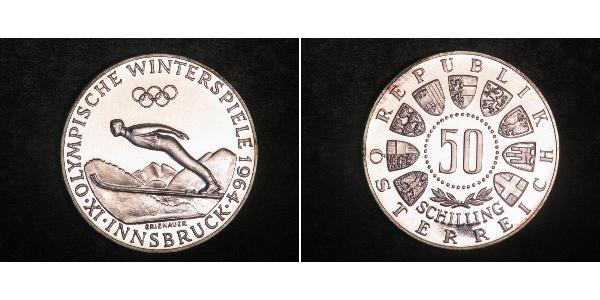50 Shilling 奥地利 銀 