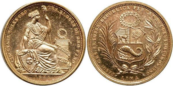 50 Sol Peru Gold 